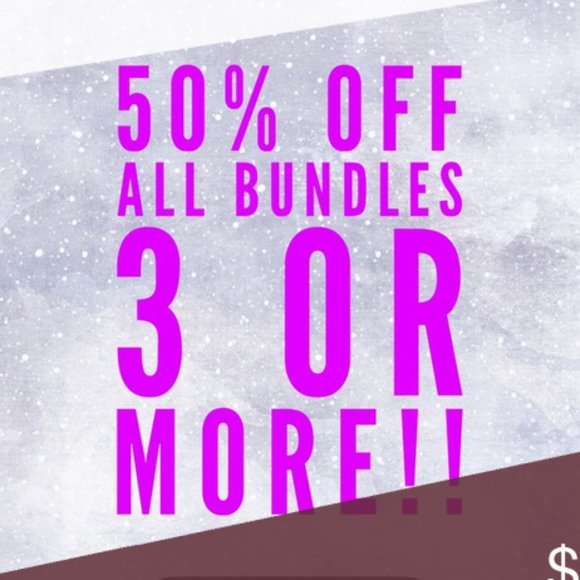 Other - Fall Clothes Closet Cleaning 50% off 3 Bundled items!